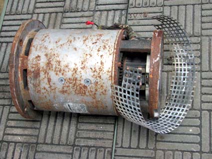 Before Thruster Motor Remanufactured